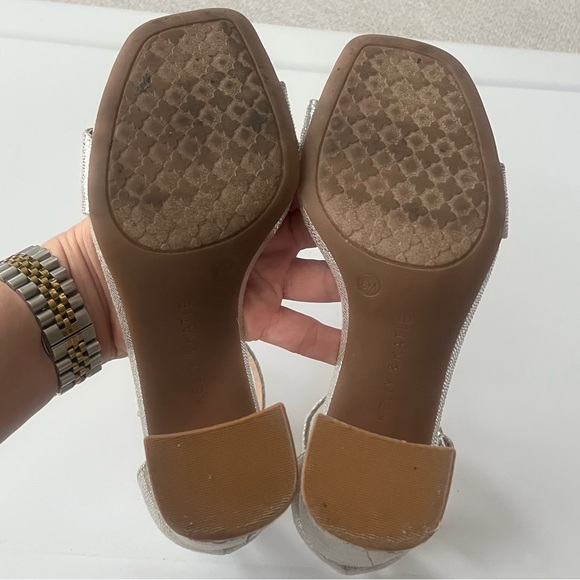 Silver Block Heels - Picture 4 of 4